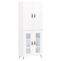 vidaXL Highboard Wei&szlig; 69,5x34x180 cm Holzwerkstoff