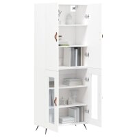 vidaXL Highboard Wei&szlig; 69,5x34x180 cm Holzwerkstoff