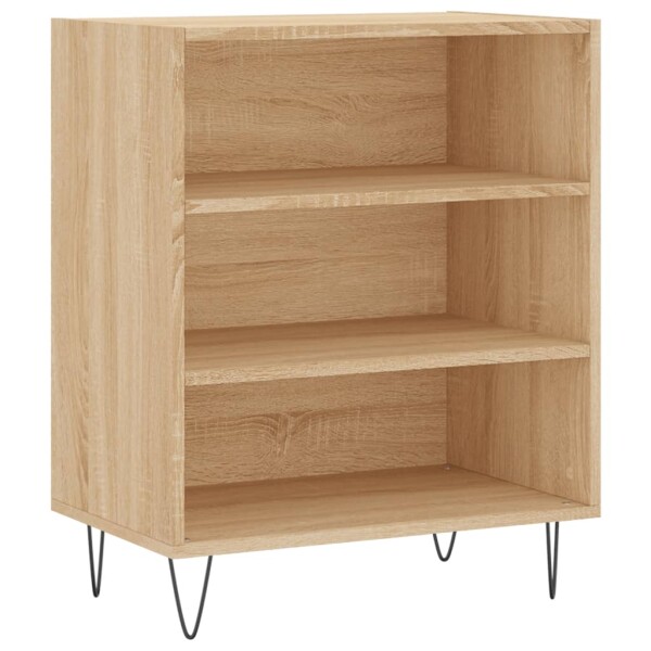 vidaXL Sideboard Sonoma-Eiche 57x35x70 cm Holzwerkstoff