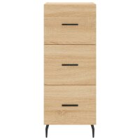 vidaXL Highboard Sonoma-Eiche 34,5x34x180 cm Holzwerkstoff