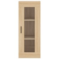 vidaXL Highboard Sonoma-Eiche 34,5x34x180 cm Holzwerkstoff