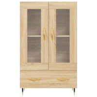 vidaXL Highboard Sonoma-Eiche 69,5x31x115 cm Holzwerkstoff