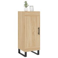 vidaXL Sideboard Sonoma-Eiche 34,5x34x90 cm Holzwerkstoff