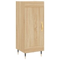 vidaXL Sideboard Sonoma-Eiche 34,5x34x90 cm Holzwerkstoff