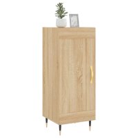 vidaXL Sideboard Sonoma-Eiche 34,5x34x90 cm Holzwerkstoff