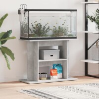 vidaXL Aquariumständer Betongrau 80x35x60 cm...