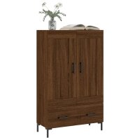 vidaXL Highboard Braun Eichen-Optik 69,5x31x115 cm Holzwerkstoff