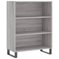 vidaXL Regalschrank Grau Sonoma 69,5x32,5x90 cm...