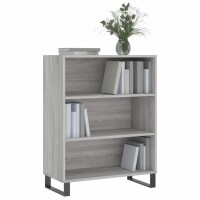 vidaXL Regalschrank Grau Sonoma 69,5x32,5x90 cm Holzwerkstoff