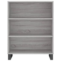 vidaXL Regalschrank Grau Sonoma 69,5x32,5x90 cm Holzwerkstoff