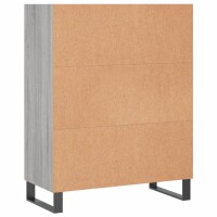 vidaXL Regalschrank Grau Sonoma 69,5x32,5x90 cm Holzwerkstoff