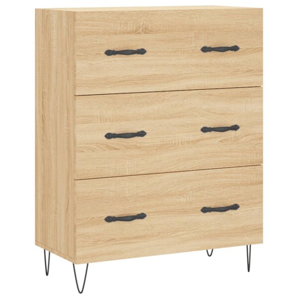 vidaXL Sideboard Sonoma-Eiche 69,5x34x90 cm Holzwerkstoff