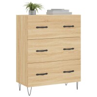 vidaXL Sideboard Sonoma-Eiche 69,5x34x90 cm Holzwerkstoff