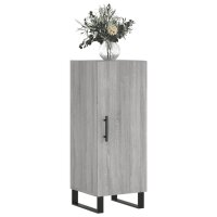 vidaXL Sideboard Grau Sonoma 34,5x34x90 cm Holzwerkstoff