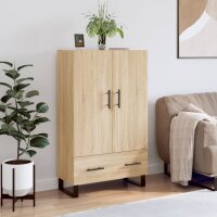 vidaXL Highboard Sonoma-Eiche 69,5x31x115 cm Holzwerkstoff