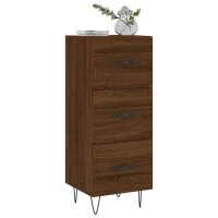 vidaXL Sideboard Braun Eichen-Optik 34,5x34x90 cm Holzwerkstoff