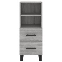 vidaXL Sideboard Grau Sonoma 34,5x34x90 cm Holzwerkstoff