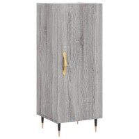 vidaXL Sideboard Grau Sonoma 34,5x34x90 cm Holzwerkstoff