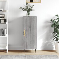 vidaXL Sideboard Grau Sonoma 34,5x34x90 cm Holzwerkstoff