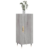 vidaXL Sideboard Grau Sonoma 34,5x34x90 cm Holzwerkstoff