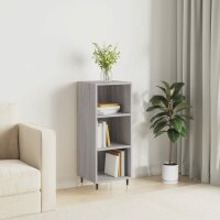 vidaXL Sideboard Grau Sonoma 34,5x32,5x90 cm Holzwerkstoff