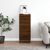 vidaXL Sideboard Braun Eichen-Optik 34,5x34x90 cm...