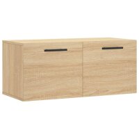 vidaXL Wandschrank Sonoma-Eiche 80x36,5x35 cm Holzwerkstoff