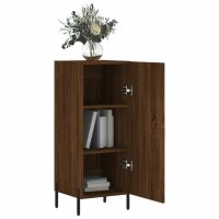 vidaXL Sideboard Braun Eichen-Optik 34,5x34x90 cm Holzwerkstoff