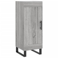 vidaXL Sideboard Grau Sonoma 34,5x34x90 cm Holzwerkstoff