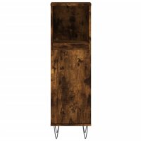 vidaXL Badschrank R&auml;uchereiche 30x30x100 cm Holzwerkstoff