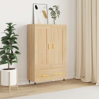 vidaXL Highboard Sonoma-Eiche 69,5x31x115 cm Holzwerkstoff