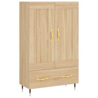 vidaXL Highboard Sonoma-Eiche 69,5x31x115 cm Holzwerkstoff