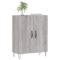 vidaXL Sideboard Grau Sonoma 69,5x34x90 cm Holzwerkstoff