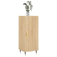 vidaXL Sideboard Sonoma-Eiche 34,5x34x90 cm Holzwerkstoff