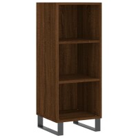 vidaXL Sideboard Braun Eichen-Optik 34,5x32,5x90 cm Holzwerkstoff