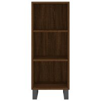 vidaXL Sideboard Braun Eichen-Optik 34,5x32,5x90 cm Holzwerkstoff