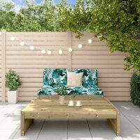 vidaXL 2-tlg. Garten-Lounge-Set mit Kissen Impr&auml;gniertes Kiefernholz