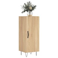 vidaXL Sideboard Sonoma-Eiche 34,5x34x90 cm Holzwerkstoff