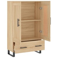 vidaXL Highboard Sonoma-Eiche 69,5x31x115 cm Holzwerkstoff