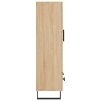 vidaXL Highboard Sonoma-Eiche 69,5x31x115 cm Holzwerkstoff