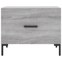 vidaXL Couchtische 2 Stk. Grau Sonoma 50x50x40 cm Holzwerkstoff