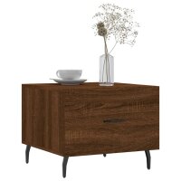 vidaXL Couchtische 2 Stk. Braun Eichen-Optik 50x50x40 cm Holzwerkstoff