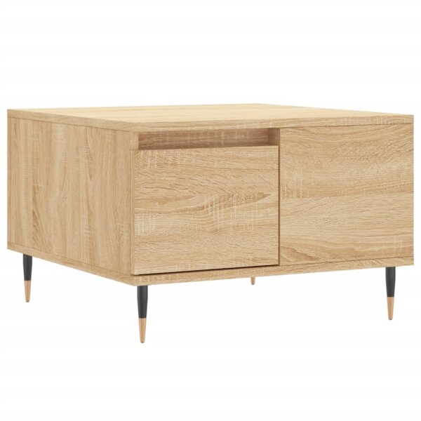 vidaXL Couchtisch Sonoma-Eiche 55x55x36,5 cm Holzwerkstoff