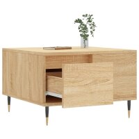 vidaXL Couchtisch Sonoma-Eiche 55x55x36,5 cm Holzwerkstoff