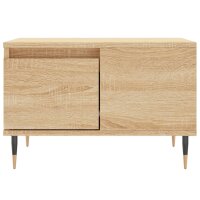 vidaXL Couchtisch Sonoma-Eiche 55x55x36,5 cm Holzwerkstoff