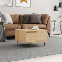 vidaXL Couchtisch Sonoma-Eiche 55x55x36,5 cm Holzwerkstoff