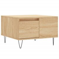 vidaXL Couchtisch Sonoma-Eiche 55x55x36,5 cm Holzwerkstoff