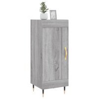 vidaXL Sideboard Grau Sonoma 34,5x34x90 cm Holzwerkstoff