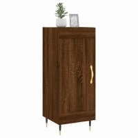 vidaXL Sideboard Braun Eichen-Optik 34,5x34x90 cm Holzwerkstoff