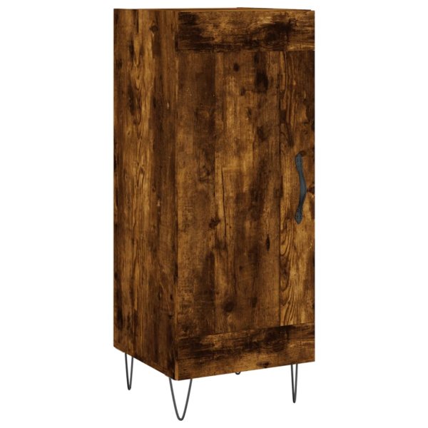 vidaXL Sideboard Räuchereiche 34,5x34x90 cm Holzwerkstoff